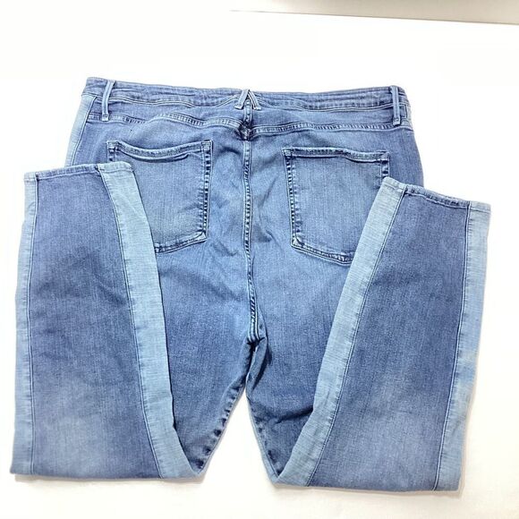 Good American Two Toned High Waisted Size 24 Jeans - Picture 4 of 10